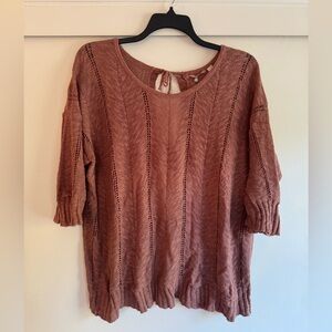 Knitted & Knotted Pink Sweater